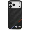 BMW M Carbon Tricolor Line MagSafe Θήκη για iPhone 17 Pro Max Μαύρο