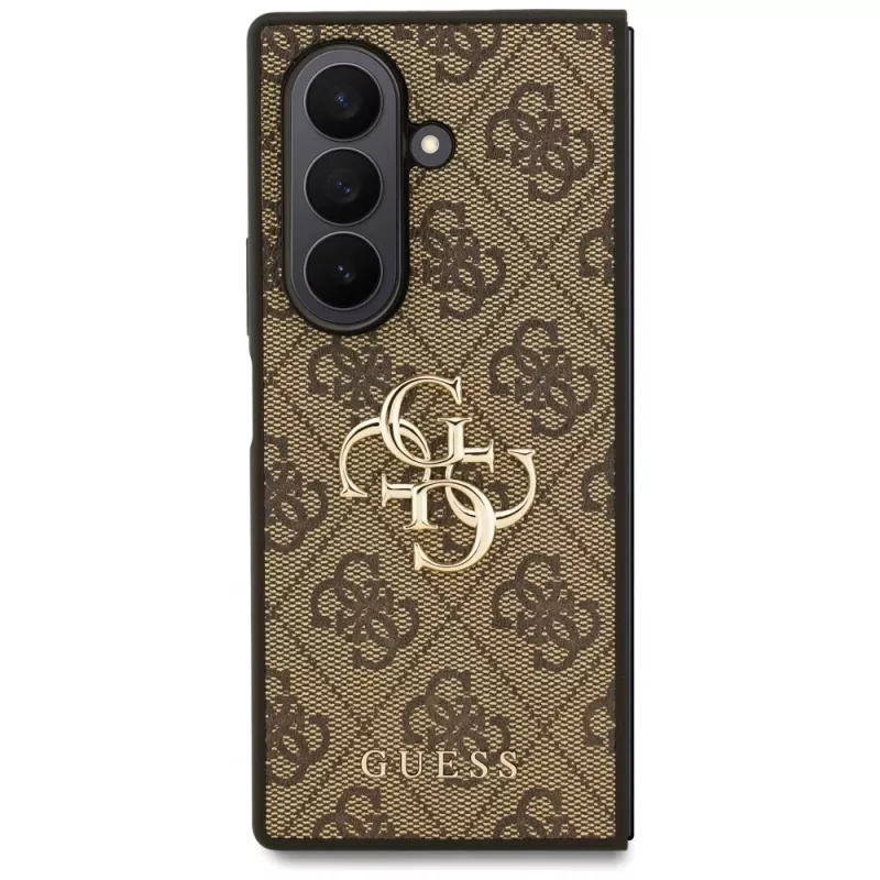 Guess Big 4G Logo Classic Θήκη για Samsung Galaxy Z Fold7, Καφέ