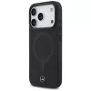 Mercedes Plain Smooth Leather MagSafe Θήκη για iPhone 17 Pro Μαύρο