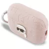 KARL LAGERFELD Monogram Karl Head Θήκη για AirPods Pro 3, Ροζ