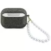 Guess Glitter Pearl Strap Θήκη για AirPods Pro 3, Χακί