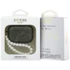 Guess Glitter Pearl Strap Θήκη για AirPods Pro 3, Χακί
