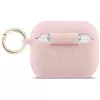 Guess Silicone Glitter Ring Θήκη για AirPods Pro 3, Ροζ