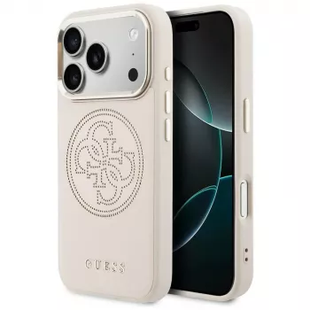 Guess Perforated 4G MagSafe Θήκη για iPhone 17 Pro, Ροζ