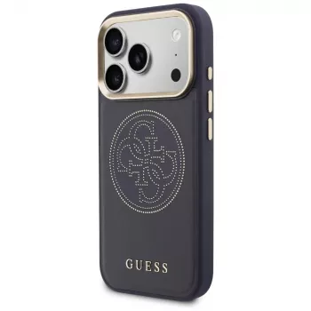 Guess Perforated 4G MagSafe Θήκη για iPhone 17 Pro Max, Μπλε