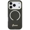 Guess IML Script Metal MagSafe Θήκη για Apple iPhone 17 Pro Max Μαύρο