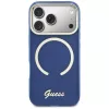 Guess IML Script Metal MagSafe Θήκη για iPhone 17 Pro Μπλε