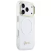 Guess IML Gradient Script Metal MagSafe Θήκη για Apple iPhone 17 Pro, Λευκό