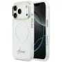Guess IML Gradient Script Metal MagSafe Θήκη για iPhone 17 Pro Max Λευκό
