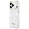 Guess IML Gradient Script Metal MagSafe Θήκη για iPhone 17 Pro Max Λευκό
