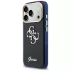 Guess IML 4G Script Metal Θήκη για Apple iPhone 17 Pro Max - Μπλε