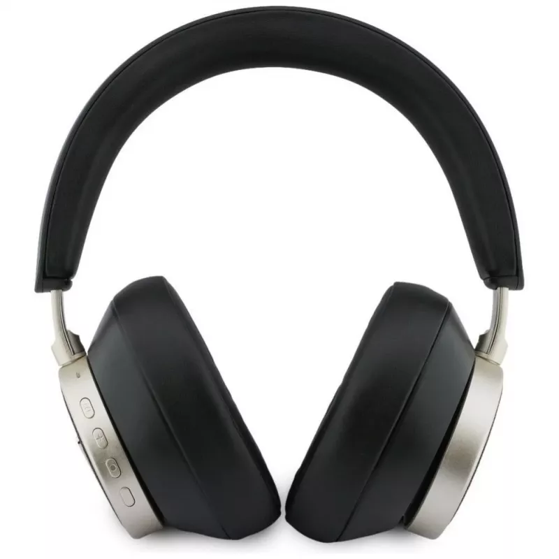 Guess 4G Triangle Logo Ασύρματα Bluetooth 5.4 Over-Ear Ακουστικά με ENC, Μαύρο