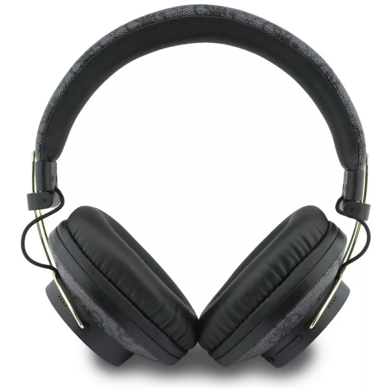 Guess Triangle Logo Bluetooth ENC Over-Ear Ακουστικά Μαύρο