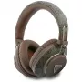 Guess Triangle Logo Bluetooth ENC Over-Ear Ακουστικά Καφέ