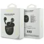 Guess Gold Line Triangle TWS Bluetooth Earbuds με θήκη φόρτισης (Μαύρο)