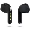Guess Gold Line Triangle TWS Bluetooth Earbuds με θήκη φόρτισης (Μαύρο)