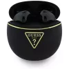 Guess Gold Line Triangle TWS Bluetooth Earbuds με θήκη φόρτισης (Μαύρο)
