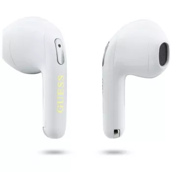 Guess Gold Line Triangle - Bluetooth TWS Ακουστικά με θήκη φόρτισης (Λευκό)