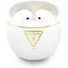 Guess Gold Line Triangle - Bluetooth TWS Ακουστικά με θήκη φόρτισης (Λευκό)