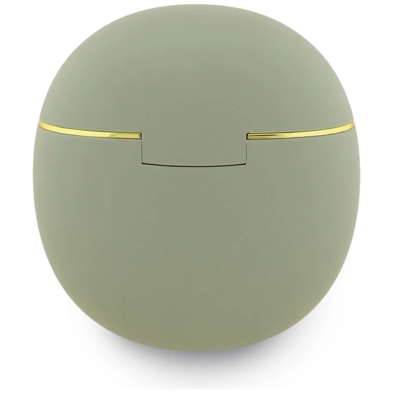 Guess Gold Line Triangle TWS Bluetooth Earbuds με θήκη φόρτισης (Khaki)
