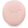 Guess Gold Line Triangle True Wireless Stereo Bluetooth Earbuds με θήκη φόρτισης (Pink)