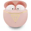 Guess Gold Line Triangle True Wireless Stereo Bluetooth Earbuds με θήκη φόρτισης (Pink)