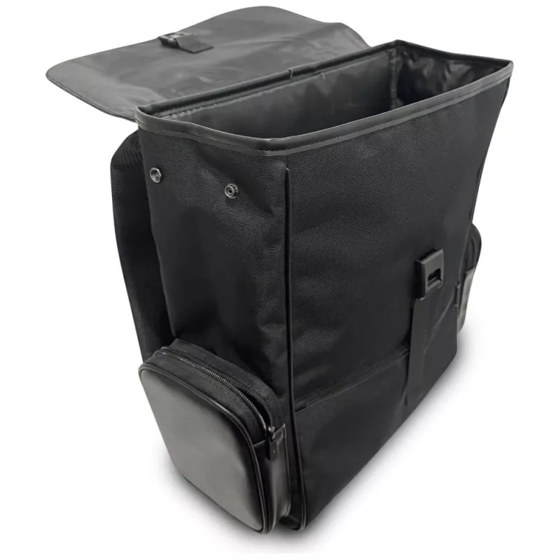 BMW Side Pockets Metal Logo Σακίδιο Πλάτης για 15 inch Laptop Μαύρο