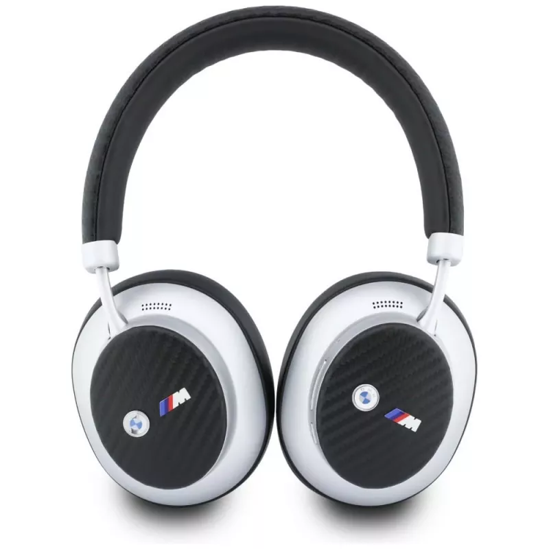 BMW M Carbon Metal Logo Bluetooth ENC Over-Ear Ακουστικά Ασημί