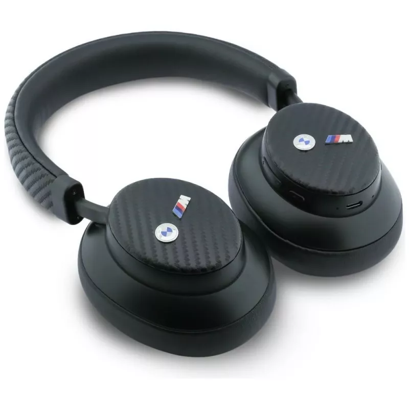 BMW M Carbon Metal Logo Bluetooth ENC Over-Ear Ακουστικά Μαύρο