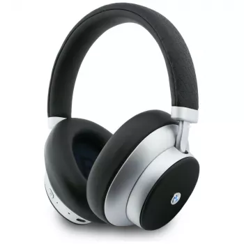 BMW Metal Logo MK Bluetooth ENC Over-Ear Ακουστικά Ασημί