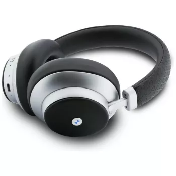BMW Metal Logo MK Bluetooth ENC Over-Ear Ακουστικά Ασημί