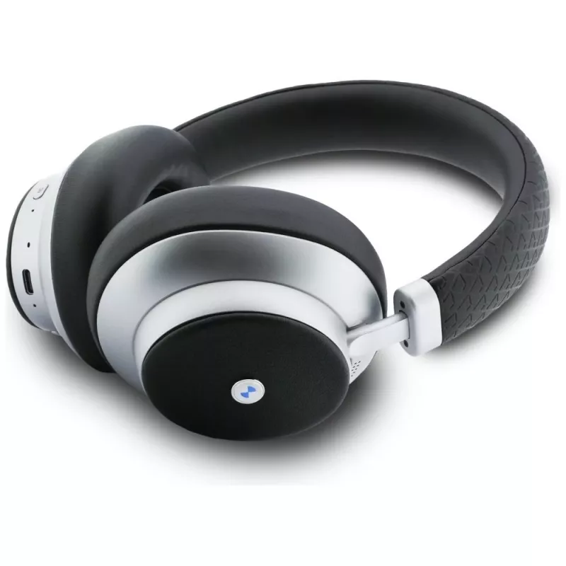 BMW Metal Logo MK Bluetooth ENC Over-Ear Ακουστικά Ασημί