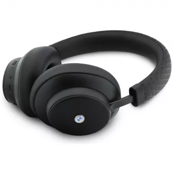 BMW Metal Logo MK Bluetooth ENC Over-Ear Ακουστικά Μαύρο