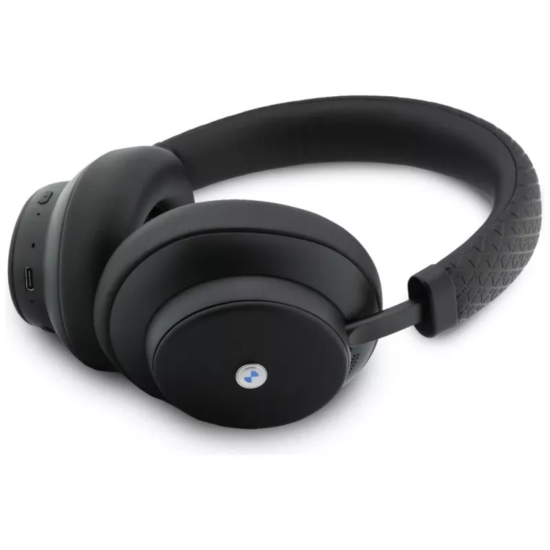 BMW Metal Logo MK Bluetooth ENC Over-Ear Ακουστικά Μαύρο