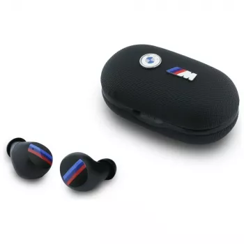 BMW M Metal Logo TWS Bluetooth 5.1 Earbuds με ENC - Μαύρο