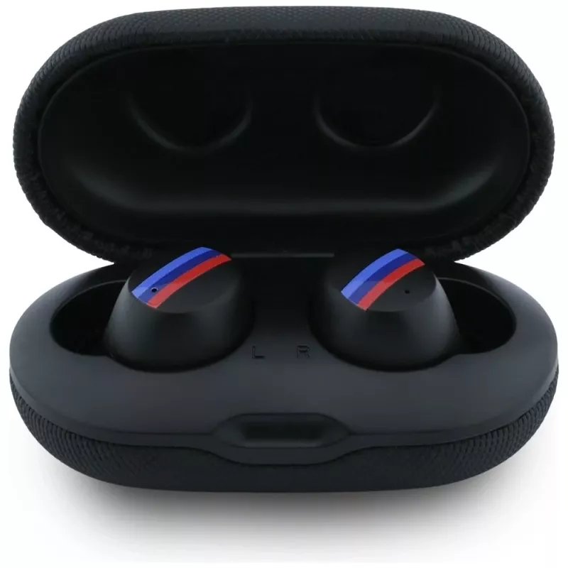 BMW M Metal Logo TWS Bluetooth 5.1 Earbuds με ENC - Μαύρο