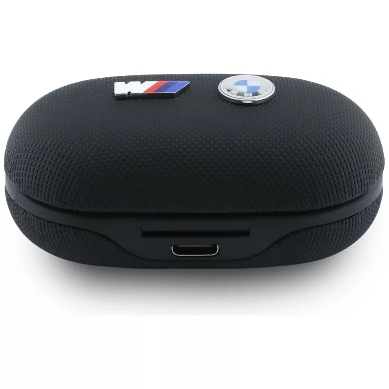 BMW M Metal Logo TWS Bluetooth 5.1 Earbuds με ENC - Μαύρο
