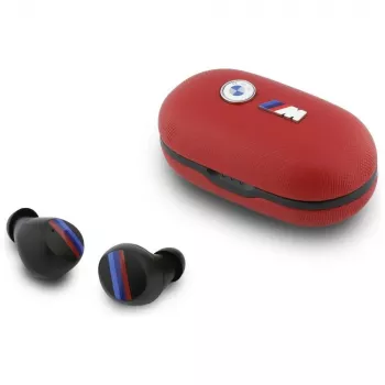 BMW M Metal Logo TWS Bluetooth Ακουστικά με ENC, Κόκκινα