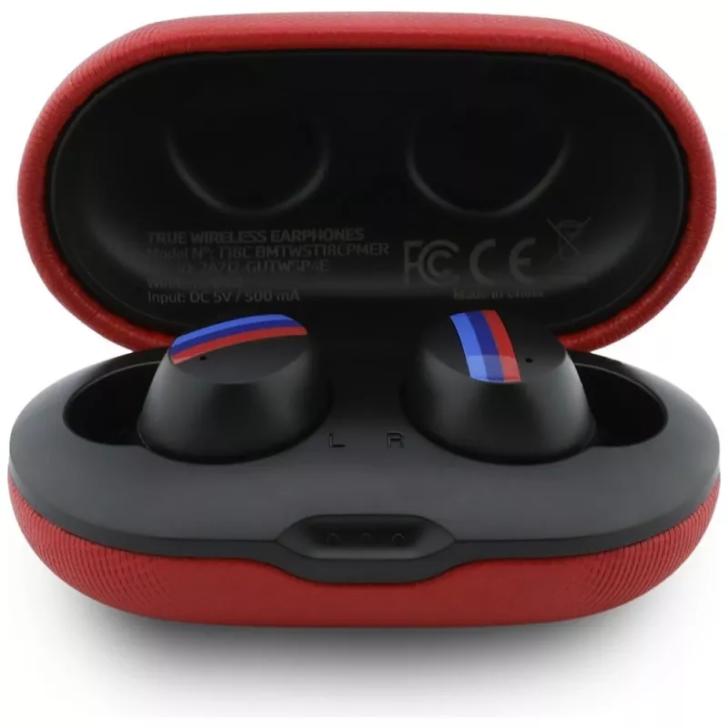 BMW M Metal Logo TWS Bluetooth Ακουστικά με ENC, Κόκκινα