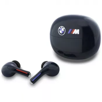 BMW Bluetooth TWS Earbuds Navy με τυπωμένο λογότυπο