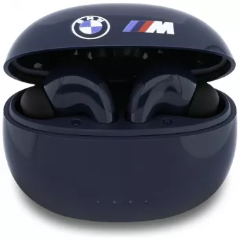 BMW Bluetooth TWS Earbuds Navy με τυπωμένο λογότυπο