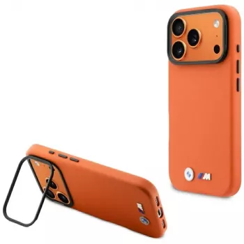 BMW M Metal Logo MagSafe Θήκη για iPhone 17 Pro Πορτοκαλί