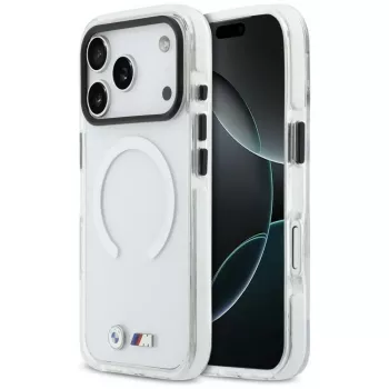 BMW M IML Shockproof Metal Logos MagSafe Θήκη για iPhone 17 Pro Διάφανο
