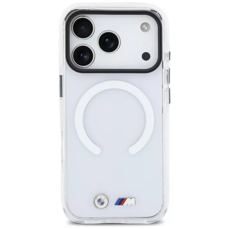 BMW M IML Shockproof Metal Logos MagSafe Θήκη για iPhone 17 Pro Διάφανο