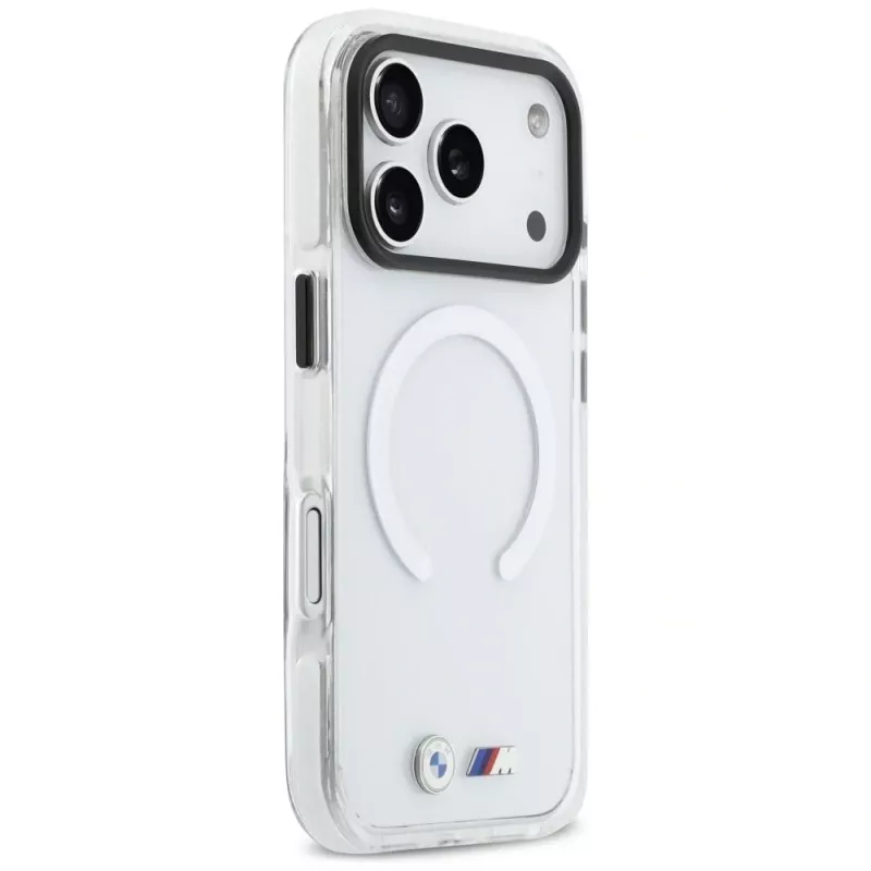BMW M IML Shockproof Metal Logos MagSafe Θήκη για iPhone 17 Pro Διάφανο