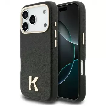 Karl Lagerfeld Karl Head Logo MagSafe Θήκη για Apple iPhone 17 Pro, Μαύρο