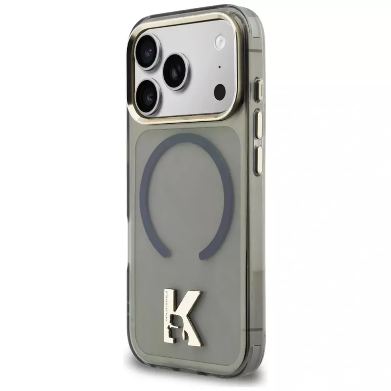 KARL LAGERFELD IML K Head Logo MagSafe Θήκη για iPhone 17 Pro, Μαύρο