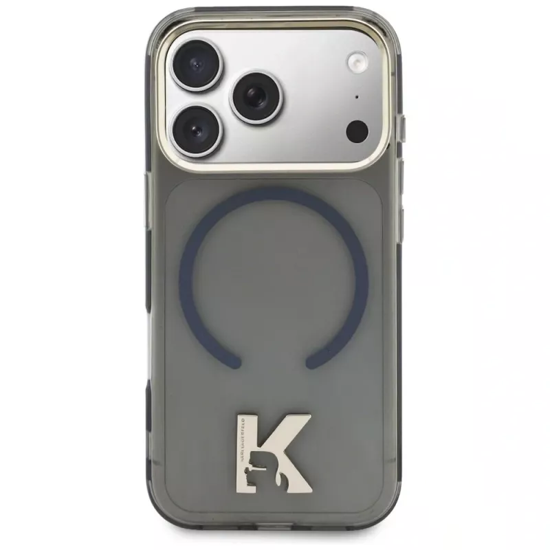 KARL LAGERFELD IML K Head Logo MagSafe Θήκη για iPhone 17 Pro, Μαύρο
