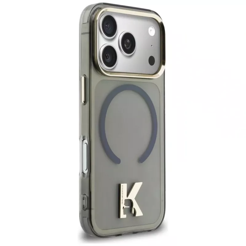 KARL LAGERFELD IML K Head Logo MagSafe Θήκη για iPhone 17 Pro, Μαύρο