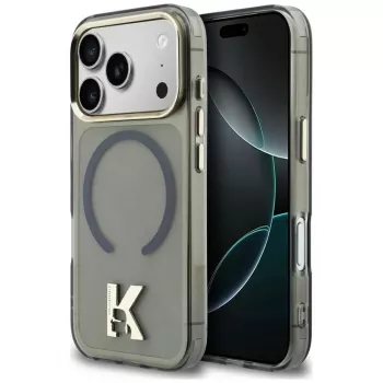 KARL LAGERFELD IML K Head Logo MagSafe Θήκη για Apple iPhone 17 Pro Max, Μαύρο